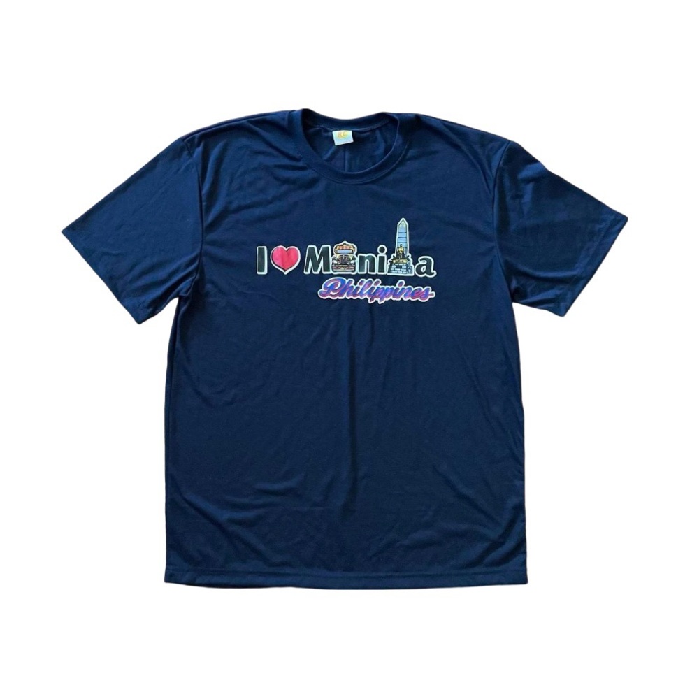 Navy Blue Manila Philippines T-Shirt - Size M